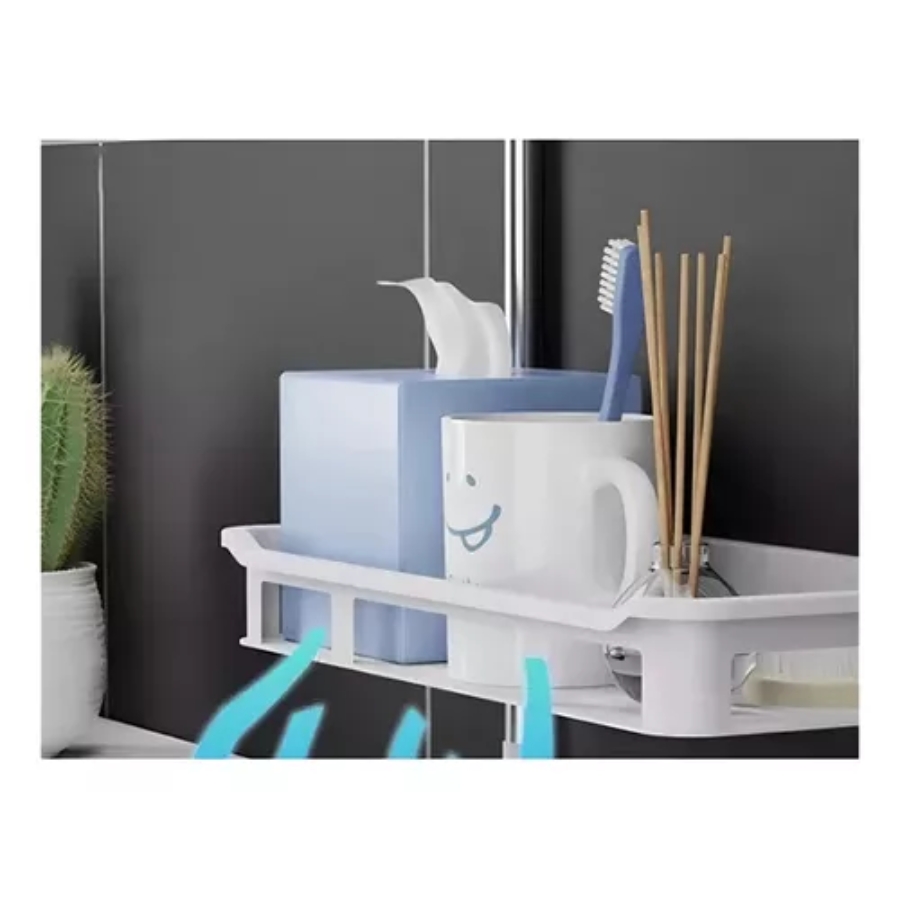 Miniatura 3 de Organizador 2 Niveles Baño Plegable